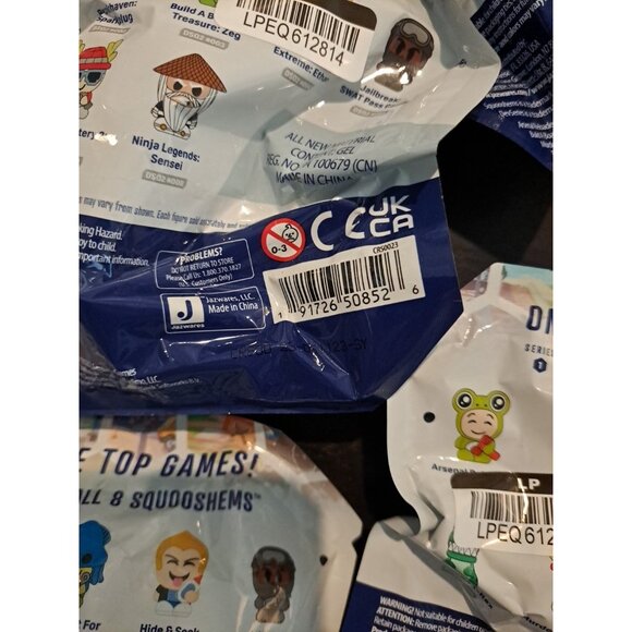 DevSeries Series 1 Squooshems Lot of 5 Blind Bags NEW SEALED Christmas Gift - Picture 2 of 4